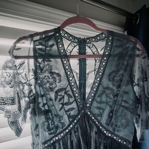 blue PinkBlush lace dress